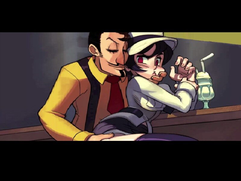 Man and Woman in Booth