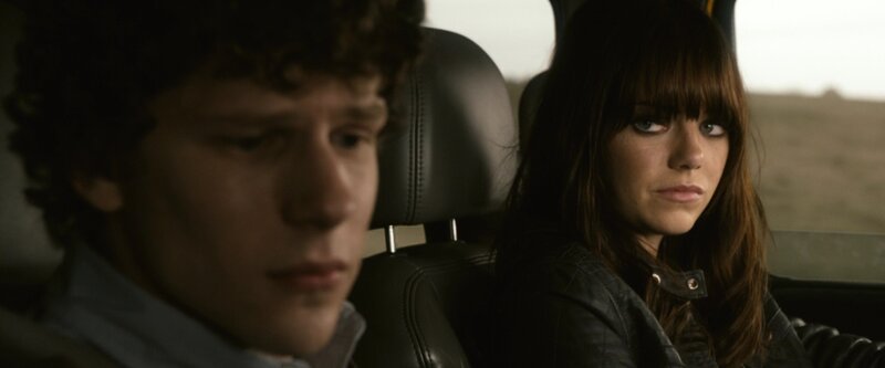 Man and woman in car