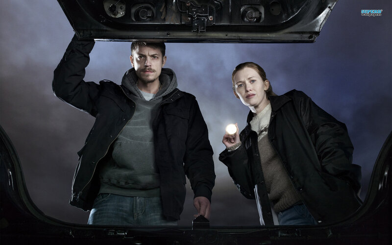Man and Woman in Car Trunk