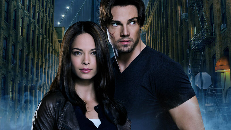Man and Woman in City — Black
