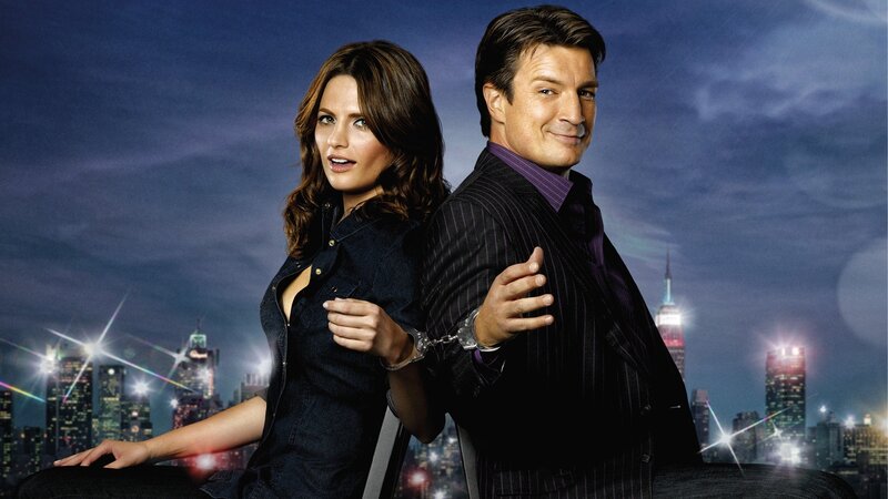 Man and Woman in City — Blue