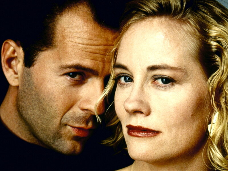Man and Woman in Close-up — Black, Dramatic, Photograph, Woman with Blonde Hair