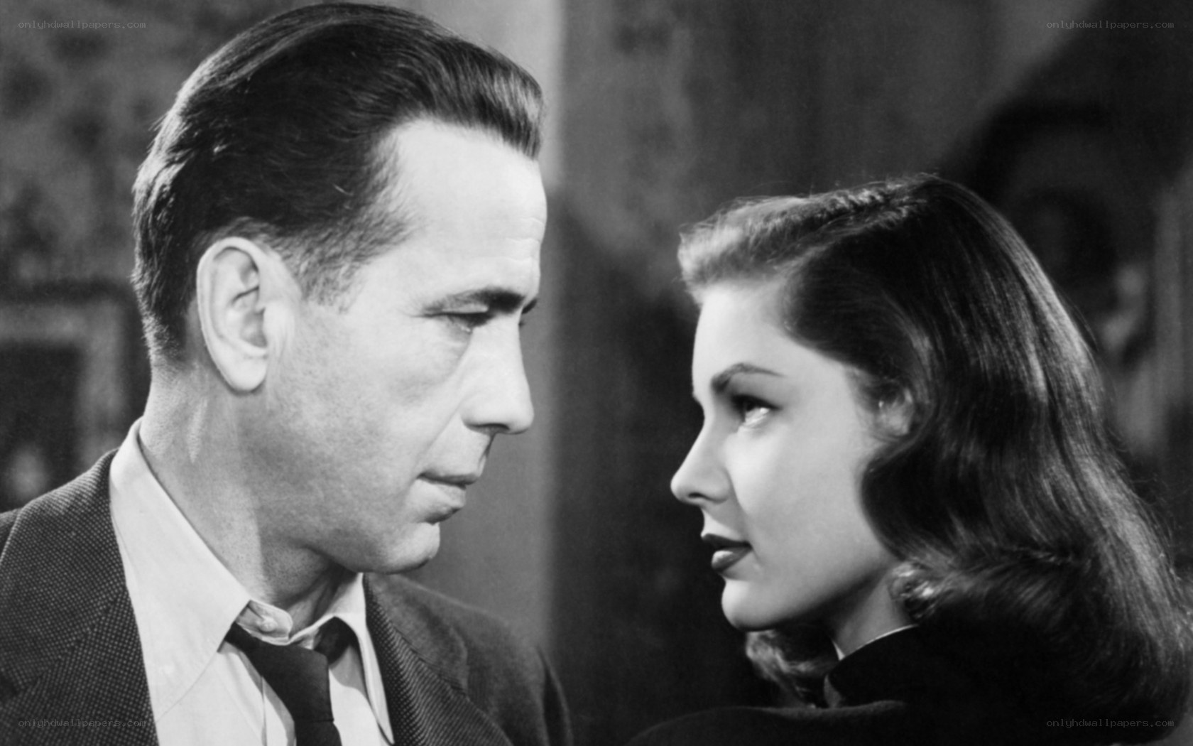 man and woman in conversation