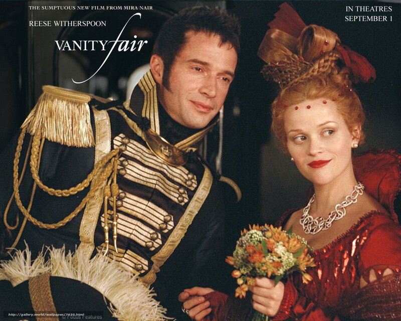 Man and Woman in Costumes — Red