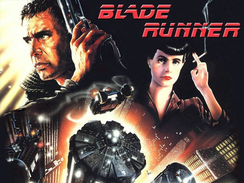 Man and Woman in Cyberpunk Scene