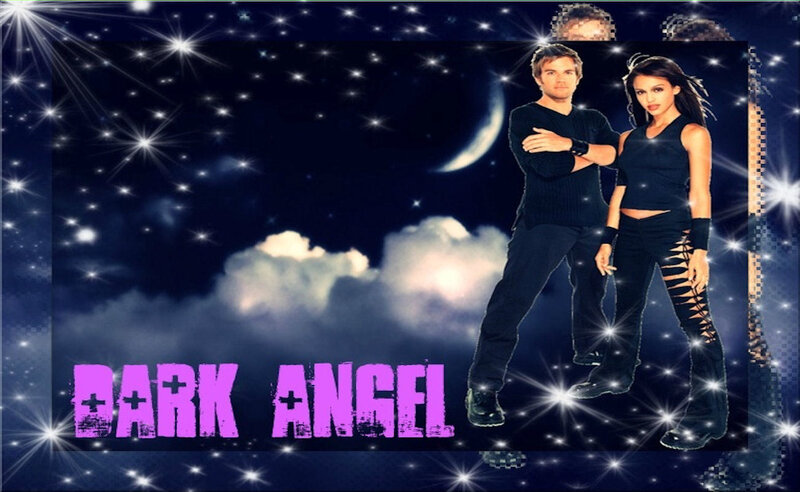 Man and Woman in Dark Clothing — Purple