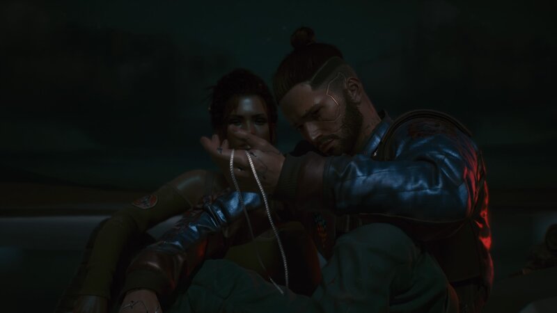 Man and Woman in Dark Setting — Black, Dark, Dramatic