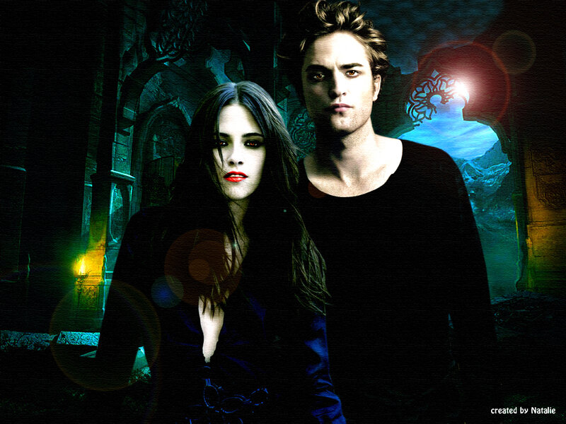 Man and Woman in Dark Setting — Black