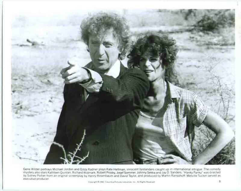 Man and Woman in Desert — Black