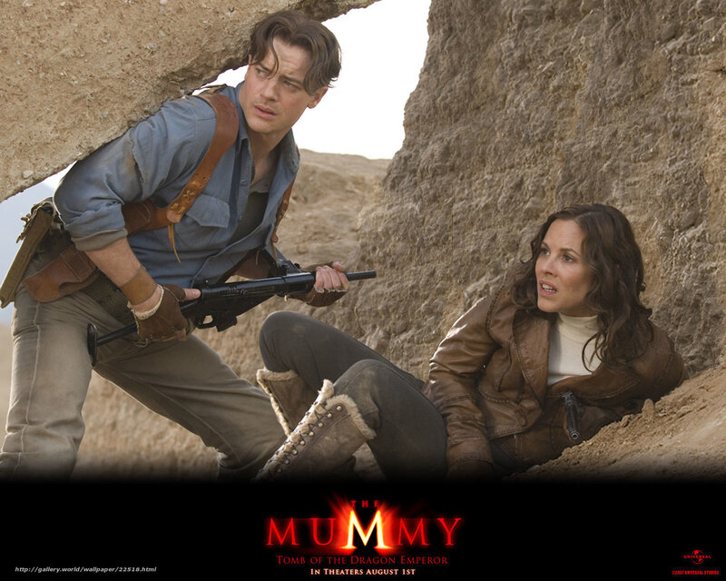 Man and Woman in Desert — Brown, Tense