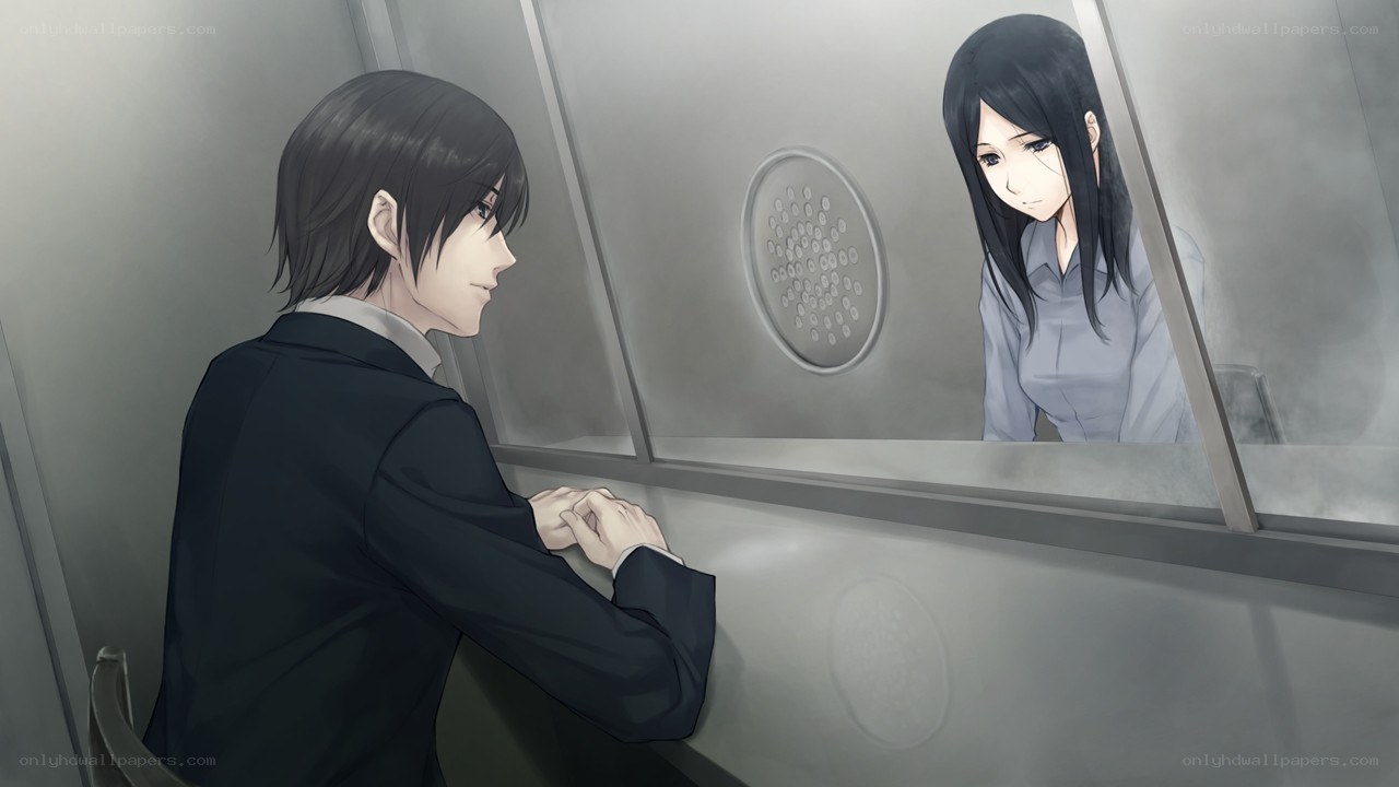 Man and woman in elevator