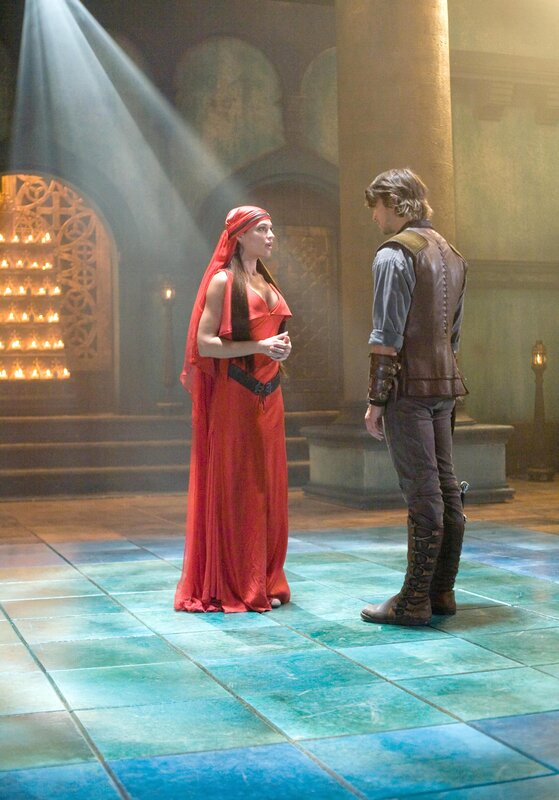 Man and woman in fantasy setting