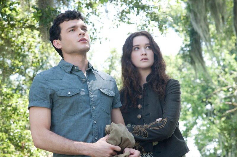 man and woman in forest