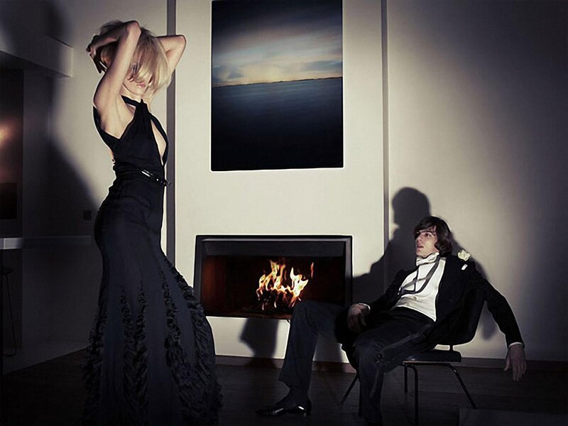 Man and woman in formal wear
