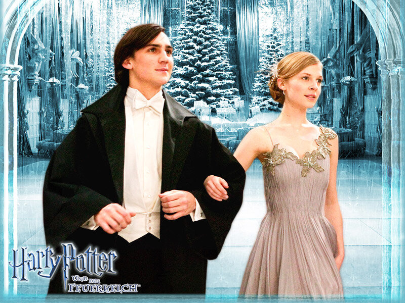 Man and Woman in Formal Wear — Blue, Festive, Winter