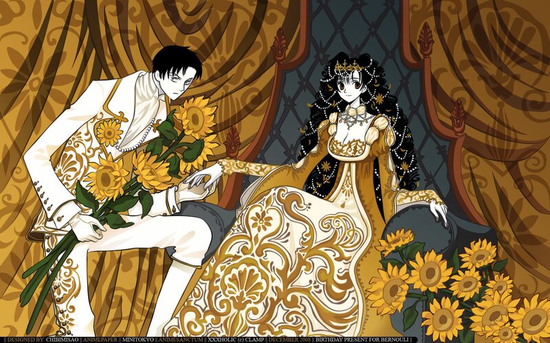 Man and Woman in Formal Wear — Gold