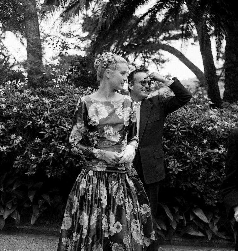 Man and woman in garden