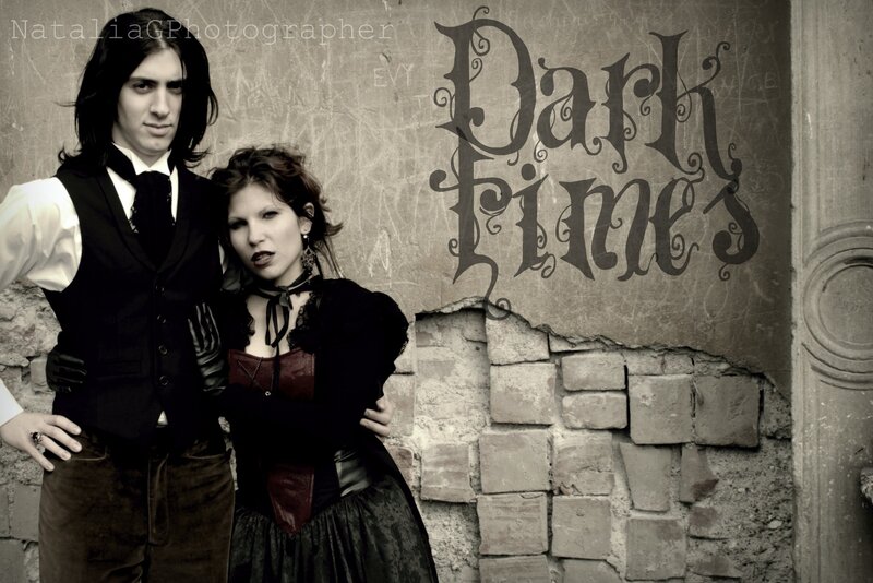 Man and Woman in Gothic Attire