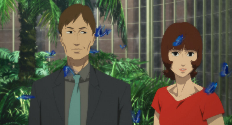 man and woman in greenhouse