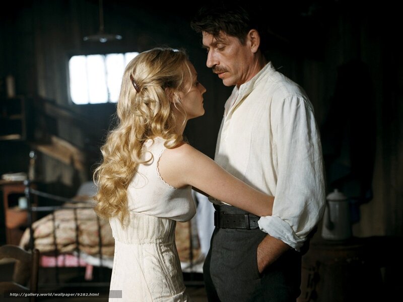 Man and woman in intimate moment