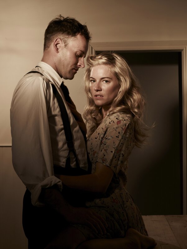 Man and woman in intimate pose