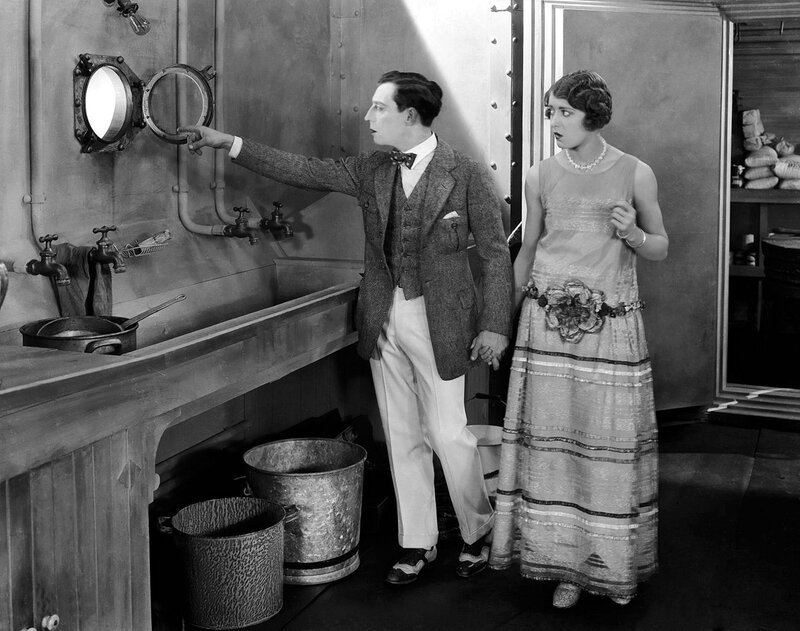 Man and woman in kitchen