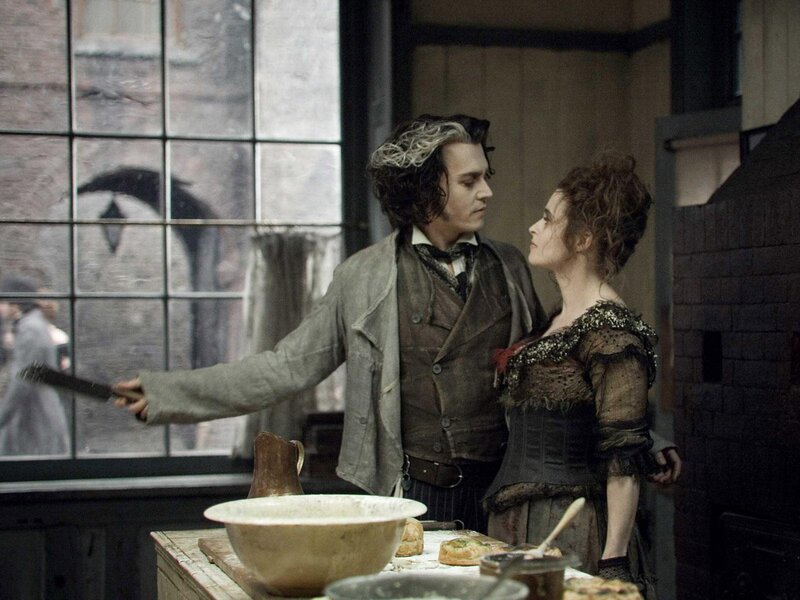 Man and Woman in Kitchen — Gray