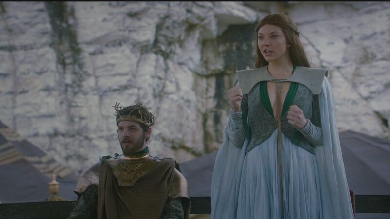 Man and woman in medieval attire