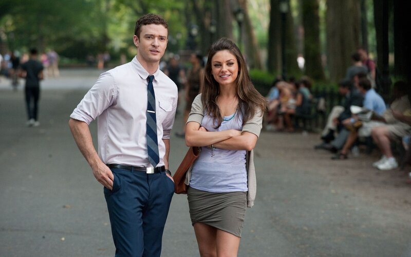 Man and Woman in Park — Green