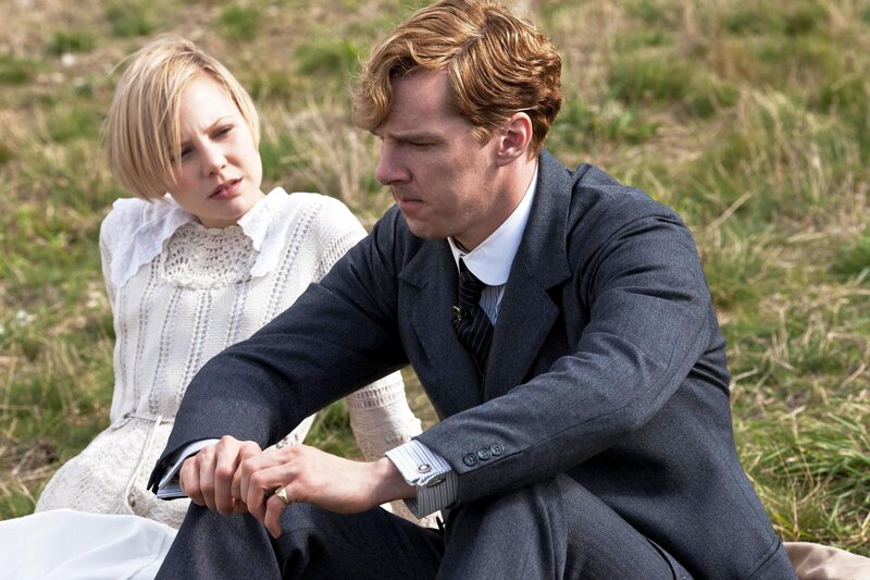 Man and woman in period clothing