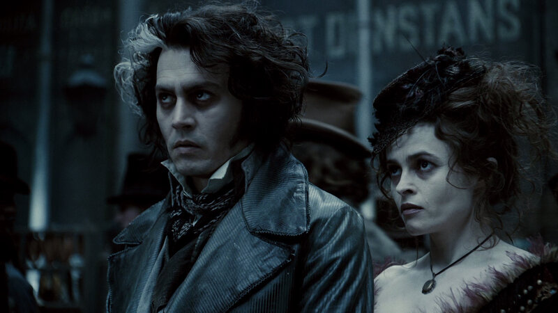 Man and Woman in Period Clothing — Gray