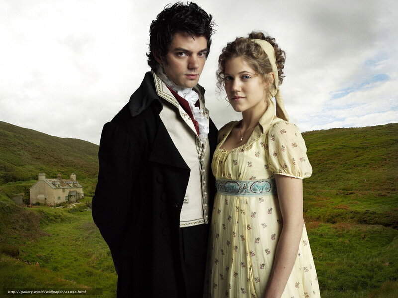 Man and Woman in Period Clothing — Green