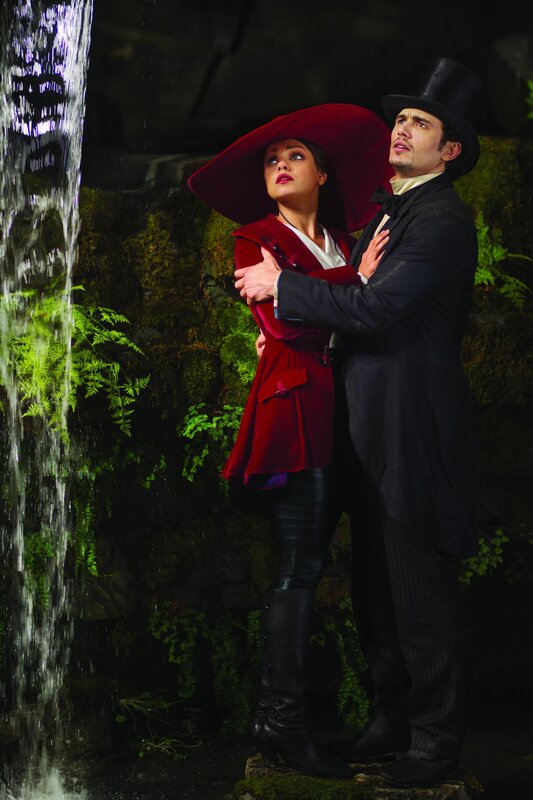 Man and woman in period costumes