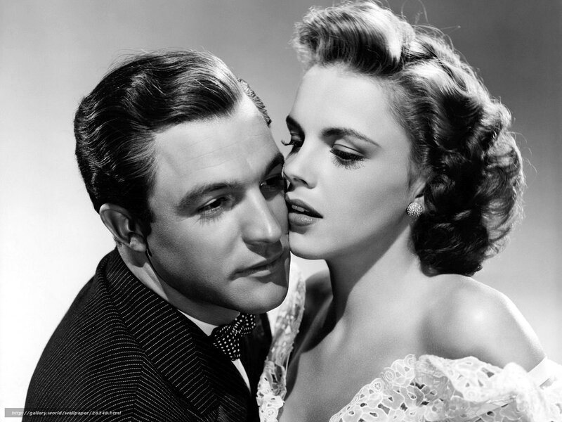 Man and Woman in Portrait — Black, Dramatic, Photograph