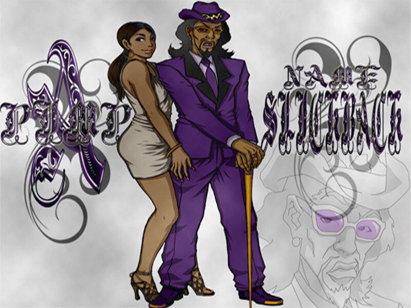 Man and Woman in Purple