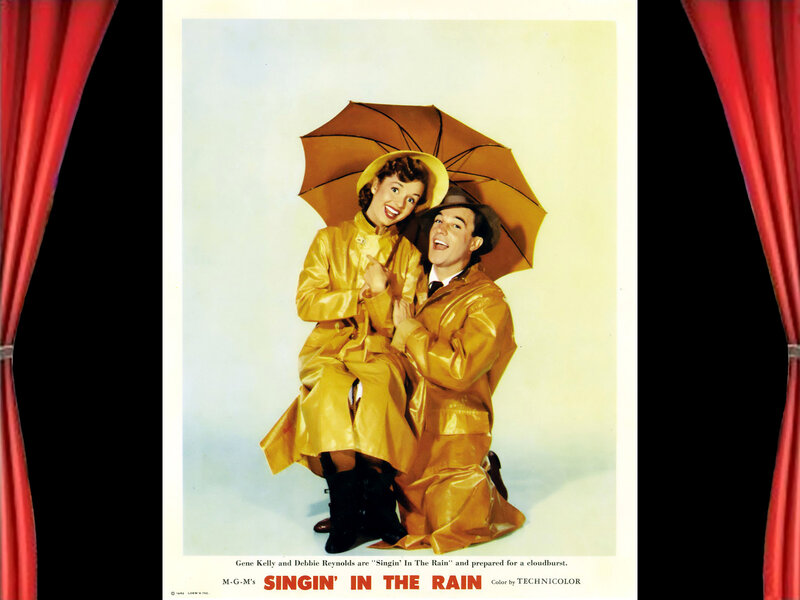 Man and Woman in Raincoats — Yellow
