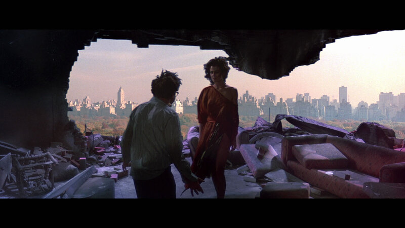 Man and Woman in Rubble