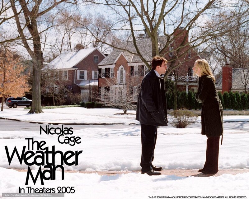Man and Woman in Snow — White