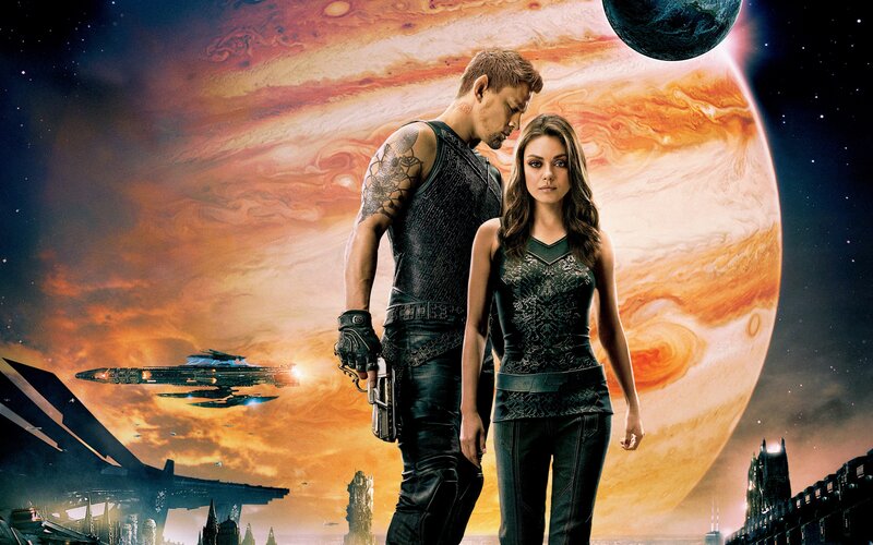 Man and Woman in Space — Orange, Dramatic