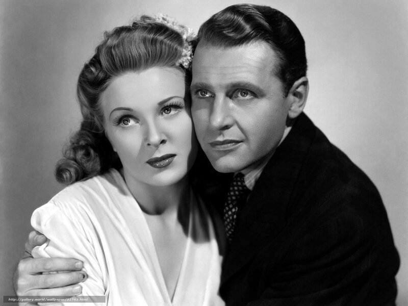 Man and Woman in Studio — Black, Dramatic