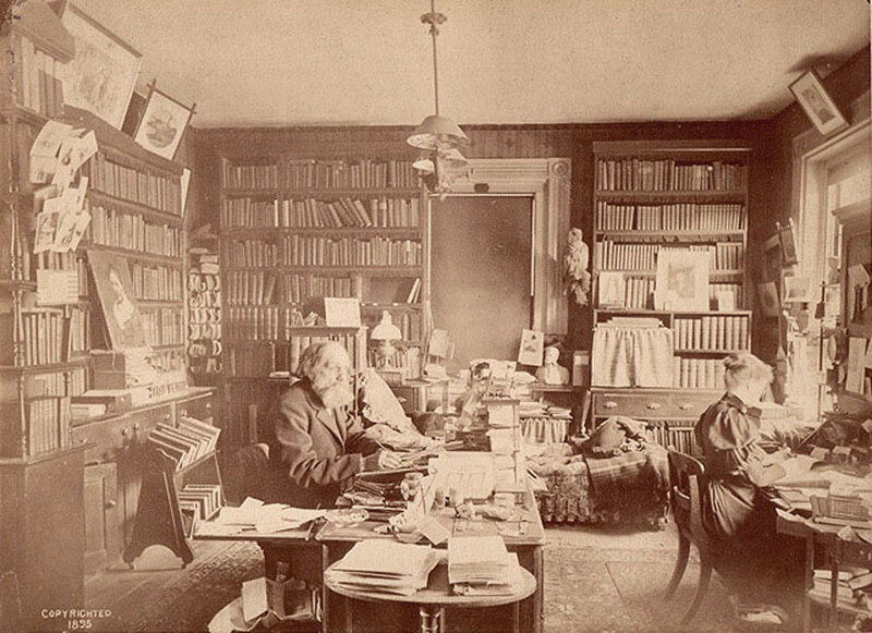 Man and Woman in Study