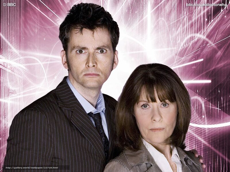 Man and Woman in Suits — Purple