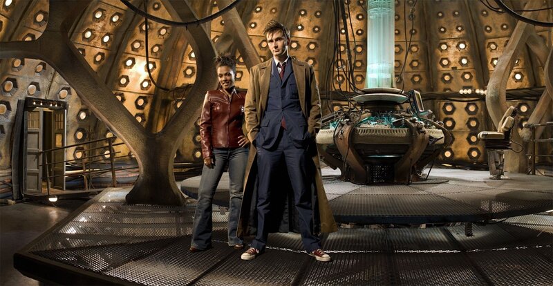 Man and Woman in TARDIS