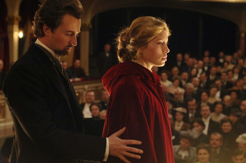 Man and woman in theater
