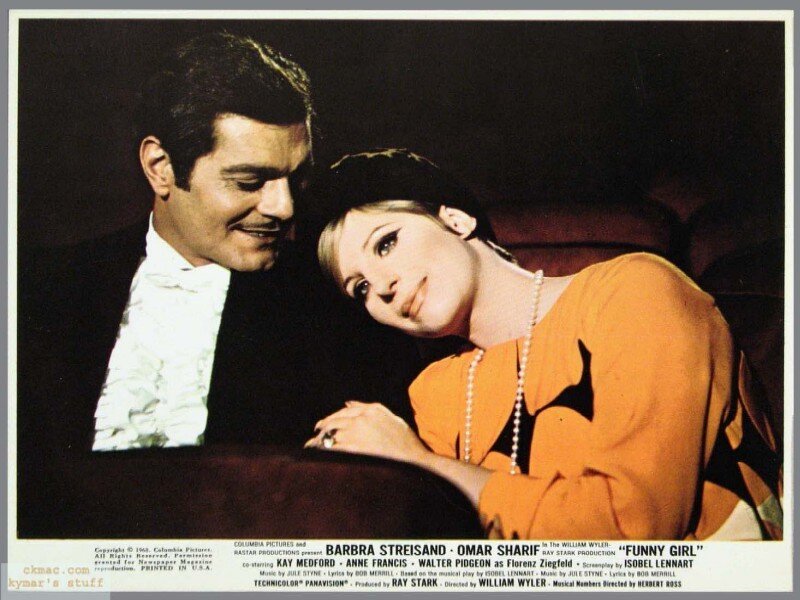 Man and Woman in Theater — Black