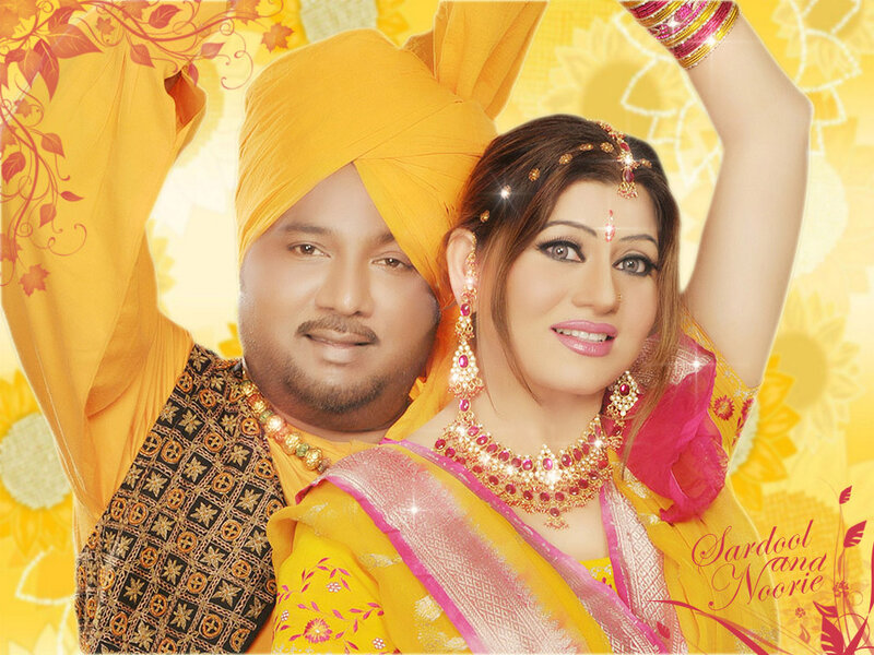 Man and Woman in Traditional Clothing — Yellow