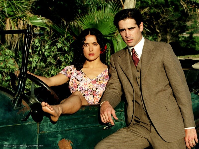 Man and woman in vintage car