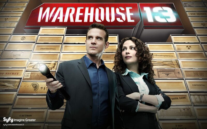 Man and Woman in Warehouse