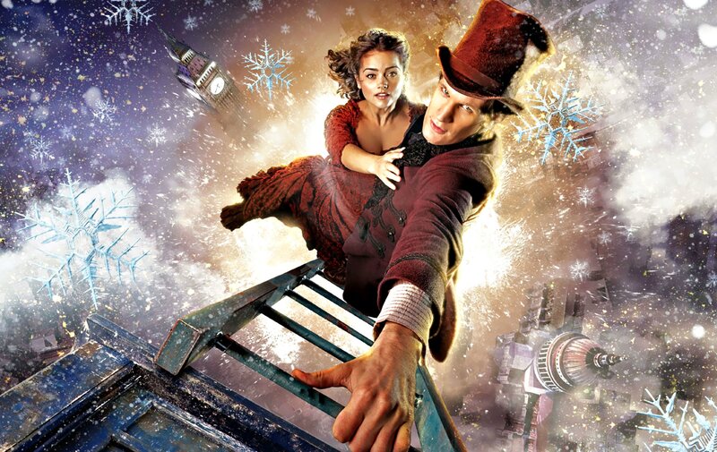 Man and Woman in Winter — Blue, Dramatic, Magical