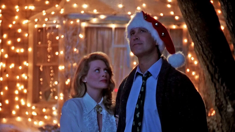Man and Woman in Winter — White, Festive